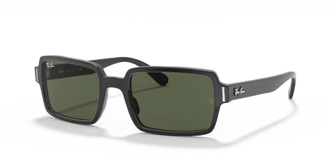 Lentes De Sol Rb Benji Rb2189n Negro Brilloso Verde G15