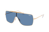 Lentes De Sol Rb WINGS 2 Flat Rb3697n Dorado Azul Degradado