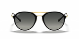 Lentes De Sol Rb Blaze Double Bridge Rb4292n Dorado Gris Degradado