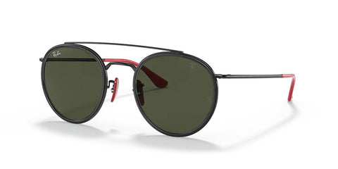 Lentes De Sol Rb Double Bridge Rb3647m Scuderia Ferrari Negro Verde