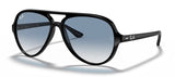 Lentes De Sol Rb Cats 5000 Rb4125n Negro Azul Degradado