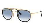 Lentes De Sol Rb Marshal II Rb3648M Dorado Azul Claro