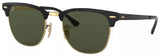 Lentes De Sol Rb Club Metal Rb3716n Dorado Verde