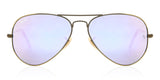 Lentes De Sol Rb Piloto Aviado Rb3025n Bronce Lila