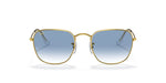 Lentes De Sol Rb Frank Rb3857n (Dorado-Azul Degradado)