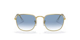 Lentes De Sol Rb Frank Rb3857n (Dorado-Azul Degradado)