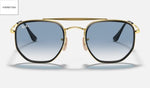 Lentes De Sol Rb Marshal II Rb3648M Dorado Azul Claro