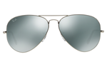 Lentes De Sol Rb Piloto Aviado Rb3025n Plateado Plateado Espejo