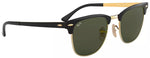 Lentes De Sol Rb Club Metal Rb3716n Dorado Verde