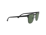 Lentes De Sol Rb Club Metal Rb3716n Negro Verde Polarizado