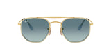 Lentes De Sol Rb Marshal II Rb3648M Dorado Azul Degradado