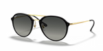 Lentes De Sol Rb Blaze Double Bridge Rb4292n Dorado Gris Degradado