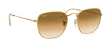 Lentes De Sol Rb Frank Rb3857n (Dorado-Café Degradado)