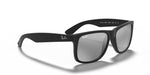 Lentes De Sol Rb Justin Rb4165n (Negro Mate-Plateado Espejo)