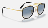 Lentes De Sol Rb Marshal II Rb3648M Dorado Azul Claro