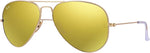 Lentes De Sol Rb Piloto Aviado Rb3025n Dorado Amarillo Espejo