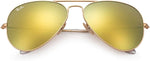 Lentes De Sol Rb Piloto Aviado Rb3025n Dorado Amarillo Espejo