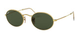 Lentes De Sol Rb Oval Flat Rb3547n Dorado Verde G15