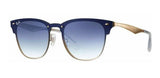 Lentes De Sol Rb Club Blaze Rb3576n Dorado Azul Degradado