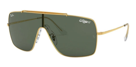 Lentes De Sol Rb WINGS 2 Flat Rb3697n Dorado Verde G15