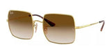 Lentes De Sol Rb Square Retro Rb1971n Dorado Café Degradado