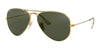 Lentes De Sol Rb Piloto Aviado Rb3025n L0205 Dorado Verde