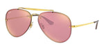 Lentes De Sol Rb Piloto Aviado Blaze Rb3584n Dorado Rosa Degradado