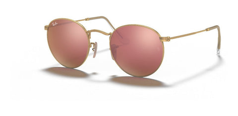 Lentes De Sol Rb Round Classic Rb3447n Dorado Rosa Espejo