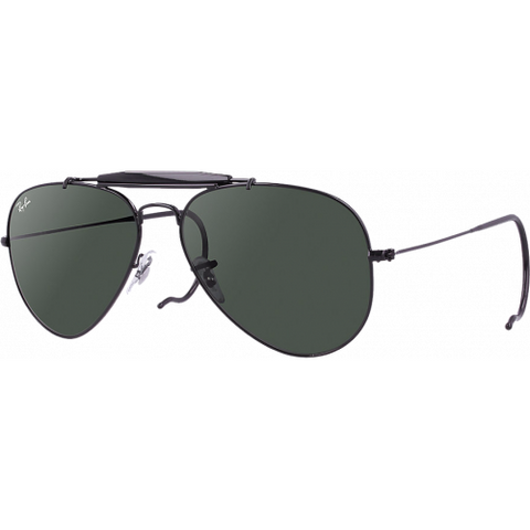 Lentes De Sol Rb Piloto Outdoorsman Rb3030n Negro Verde G15