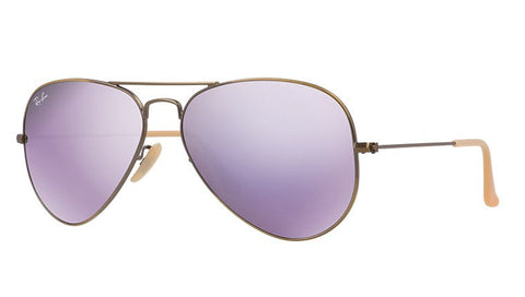 Lentes De Sol Rb Piloto Aviado Rb3025n Bronce Lila