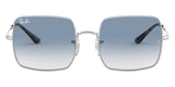 Lentes De Sol Rb Square Retro Rb1971n Plateado Azul Degradado