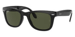 Lentes De Sol Rb Wayfare Folding Rb4105n Negro Brilloso Verde G15