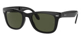 Lentes De Sol Rb Wayfare Folding Rb4105n Negro Brilloso Verde G15