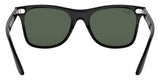 Lentes De Sol Rb Blaze Wayfare Rb4440n Negro Brilloso Verde G15